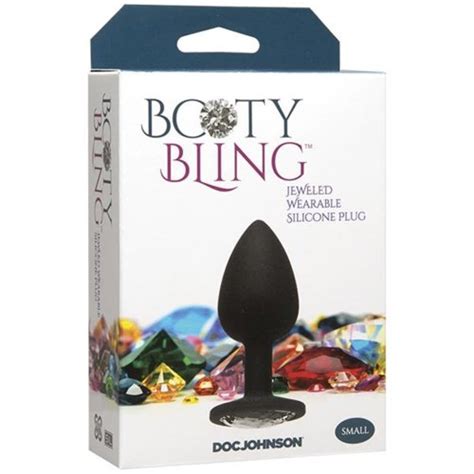 Booty Bling Jeweled Silicone Plug Silver Small Sex Toy Hotmovies