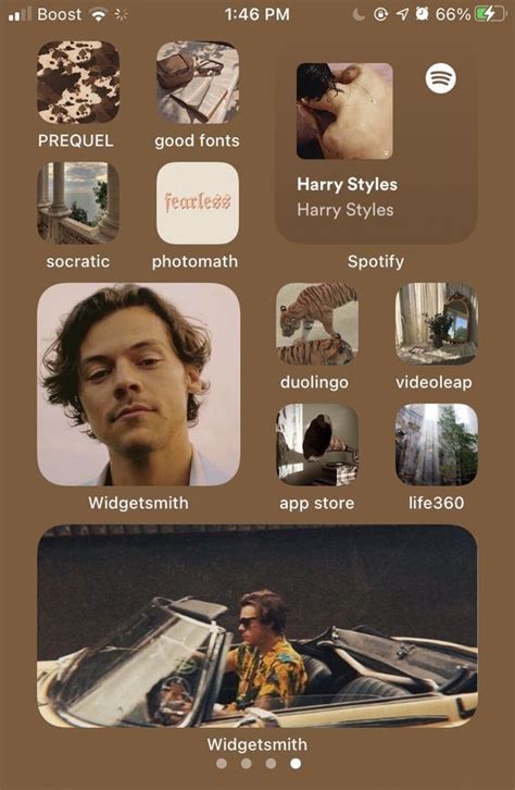 13 Harry Styles Themed Home Screen Ideas Iphone Home Screen Layout