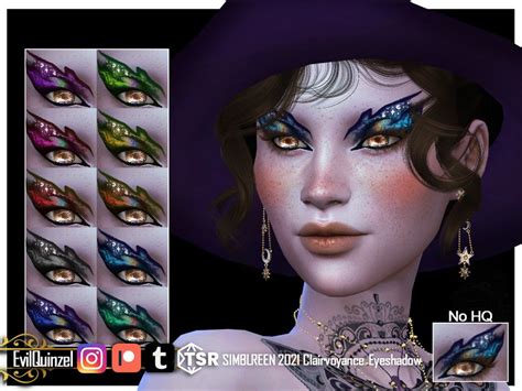 Sims 4 — Patreon Simblreen 2021 Clairvoyance Eyeshadow By Evilquinzel