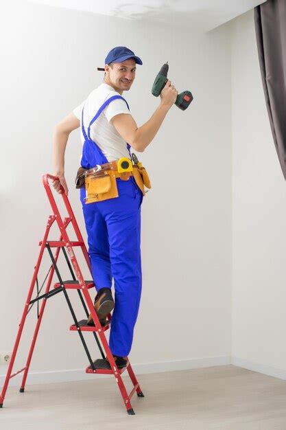 Premium Photo Stock Image Of Male Construction Worker Over White