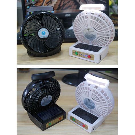 Portable Handheld 4 Inch Mini Cooling Solar Fan 3 Level Speed