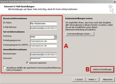 Set up your yahoo account so that it allows outlook to connect. E-Mail-Konto in Microsoft Outlook 2007 einrichten (IMAP ...