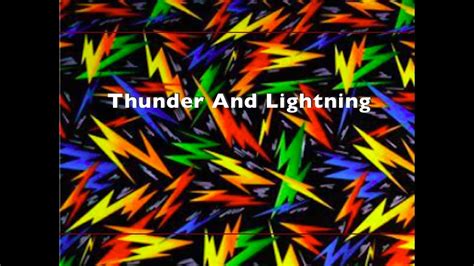Thunder And Lightning Performed By Tumble And Ruff Youtube