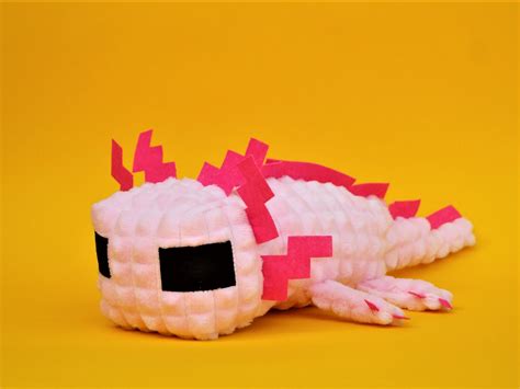Minecraft Axolotl Plush Toy 16 Gamer T Etsy