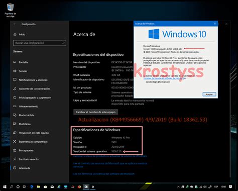 Windows 10 Aio 1903 19h1 X86x64 Español 2019 Oficial Microsoft 19 De