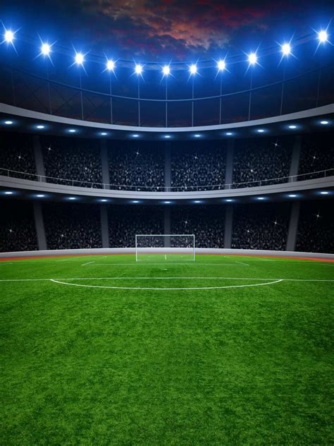 2020 5x7ft Vinyl Digital Indoor Soccer Football Field Backdrop