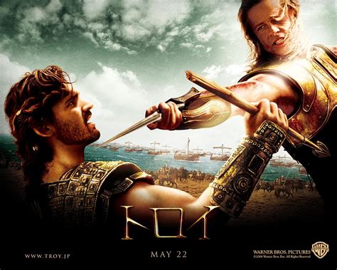 Wallpaper Movies Troy Actor Brad Pitt Eric Bana X Loftydreams Hd