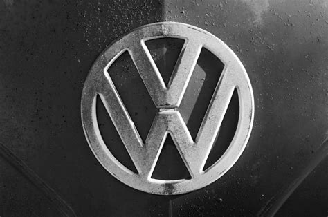 Volkswagen Vw Bus Front Emblem Photograph By Jill Reger