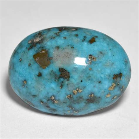 208 X 151mm Oval Cabochon Turquoise From United States Weight Of 19