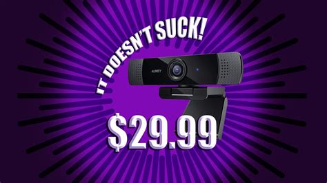 30 AUKEY FHD Webcam Review YouTube