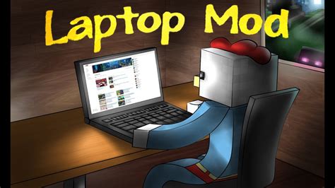 Laptop Mod Minecraft Web Display Mod Showcase Youtube