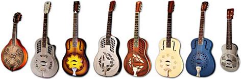 National Reso Phonic Left Handed Resonator Guitars