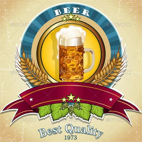 Beer Label Template 27 Free Eps Psd Ai Illustrator Format Download