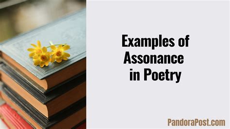 Definition Examples Of Assonance In Poetry Pandora Post