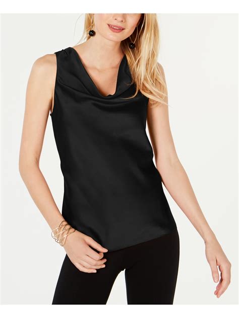 Inc Womens Black Sleeveless Cowl Neck Top Size Xl Ebay