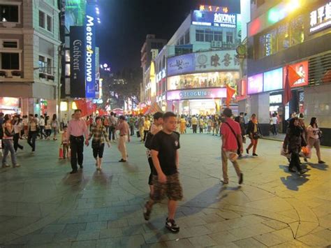 Browse for shopping bargains and explore ancient sites at one of the oldest roads in guangzhou. Busy Beijing Lu Pedestrian Street - Picture of Beijing ...