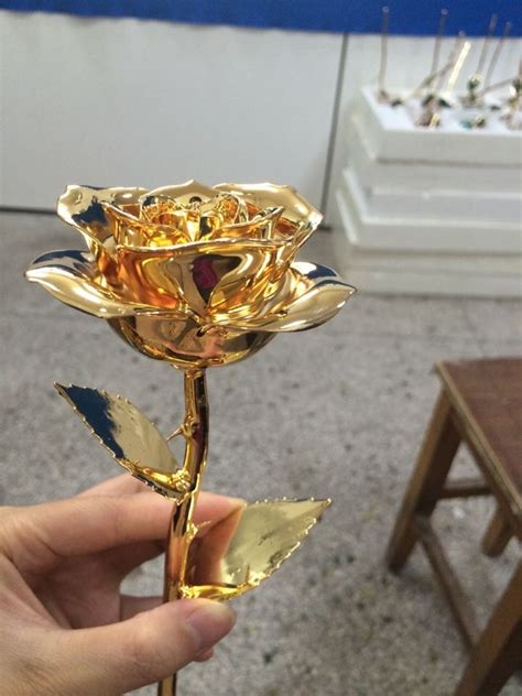 24k Gold Rose Full Gold Plated Real Roses Gold Dipped Rose Buy Gold