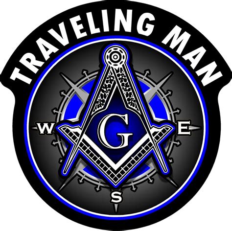 Buy Prosticker 121v One Masonic Series Traveling Man Shriner