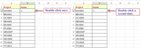 Insert tick mark or cross mark in excel excel unlocked. How to quickly insert tick and cross marks into cells?
