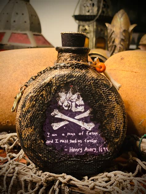 Pirate Rum Flask Etsy