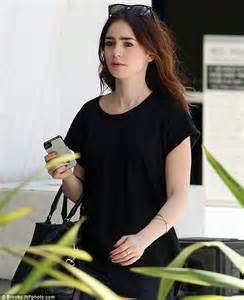Flawless Lily Collins Sheds Her Outer Layer On Sultry California Day