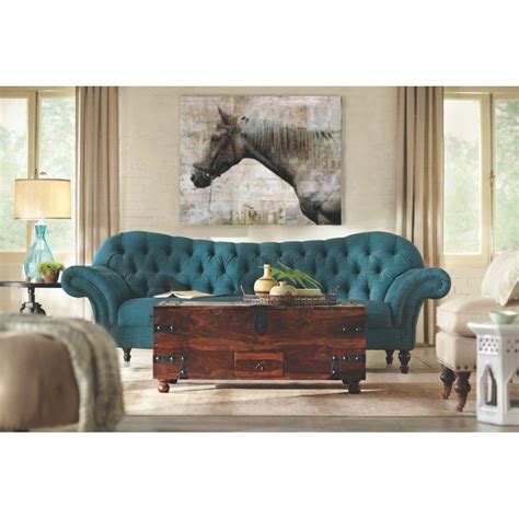 Home depot has select home decorators collection secretary desks on sale at prices listed below. Home Decorators Collection Arden Peacock Polyester Sofa ...