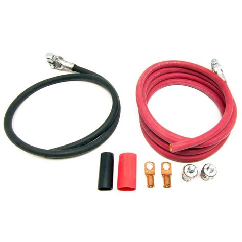 Top Post Battery Cable Kit With 8 Red And 3 Of Black Cables