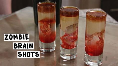 Zombie Brain Shots Tipsy Bartender Recipe Shots Alcohol Zombie