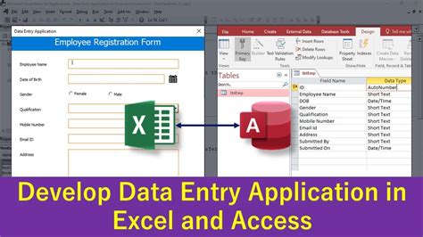 Transfer Data From Ms Excel Form To Ms Access Database Simplified