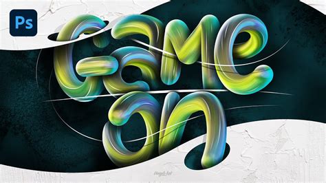 Colorful Painted D Text Effect Tutorial In Photoshop Photoshop Roadmap
