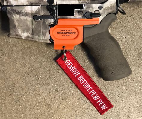 Triggersafe Orange With Remove Before You Pew Pew Lanyard Red The Socal Bowhunter Blog
