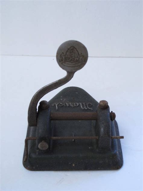 Vintage Two Hole Punch Industrial Office Decor Cast Iron Punch Etsy
