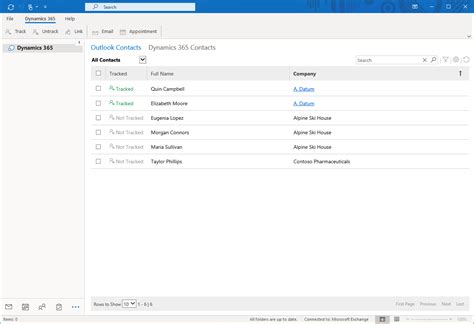 Track Your Outlook Contacts Using App For Outlook Dynamics 365 Apps