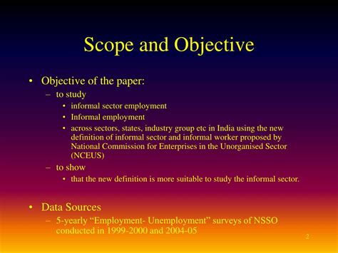 Ppt Scope And Objective Powerpoint Presentation Free Download Id