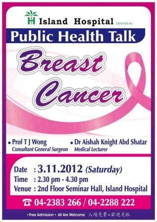 National Cancer Society Of Malaysia Penang Branch Public Talk On