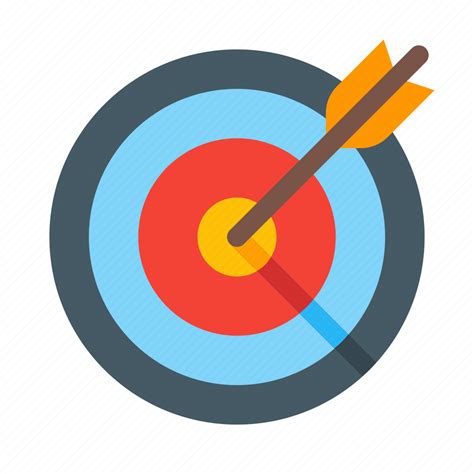 Archery Arrow Arrows Goal Pointer Sport Target Icon Download On