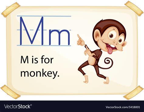 The Letter M Is For Monkey