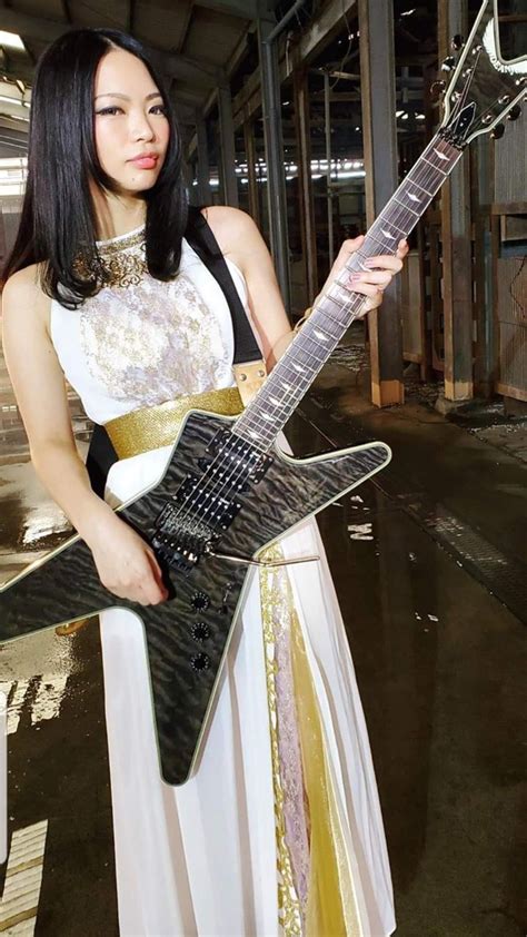 Japanese Girl Japanese Female Flying V Guitar Girl Female Guitarist Haruna Miyako Jrock