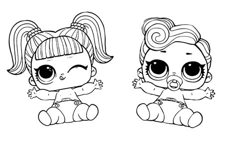 Some of our 3 year olds colorings. LOL Surprise Dolls Coloring Pages for Kids - Print Color Craft