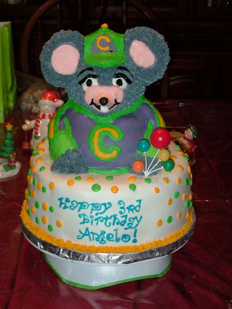 Such A Cute Chuck E Cake Chuck E Cheese Cake Cheese Party Birthday
