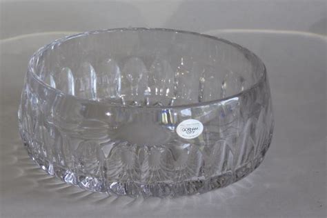 Gorham Althea Cut Crystal Large Bowl S Vintage West Germany Lead