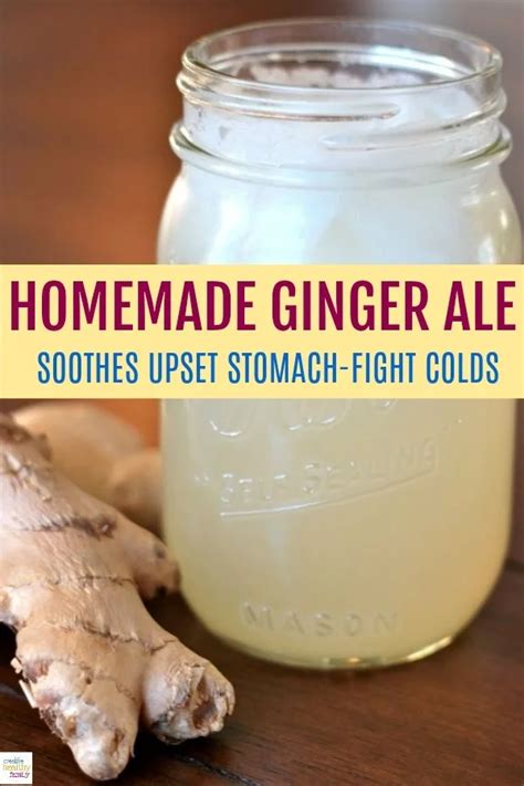 Homemade Ginger Ale Recipe And Health Benefits Recipe Homemade Ginger