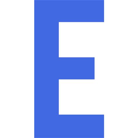 7 Best Images Of Printable Letter E In Blue Alphabet Letter E Clipart