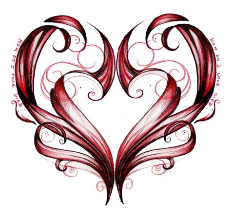 The designs is giving a 3d effect, and have beautiful rose design as well. Valentines_Heart_by_ADJalbert.jpg (2000×1852) | Heart ...