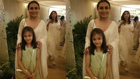 Rani Mukherjees Cute Daughter Adira Looks Like Carbon Copy Of Rani At Her Birthday Celebration