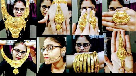 My Gold Jewellery Collection L My Heavy Gold Necklace L Part 2 Youtube