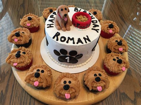 1st Birthday Puppy Dog Cake Dog Birthday Cake Dog Cakes Cakes For Sale