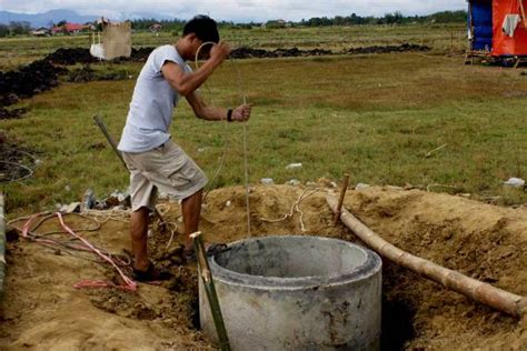 Commercial agricultural wells require a larger borehole and are drilled deeper to increase water volume to at least 6 gallons per minute per acre for a center. Our Philippine House Project - Digging our water well | My ...
