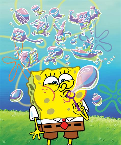 Spongebob Blowingbubbles Final By Shermcohen On Deviantart