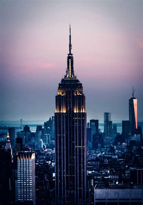 New York City Manhattan Empire State Building Photo Hd Wallpaper Eazy
